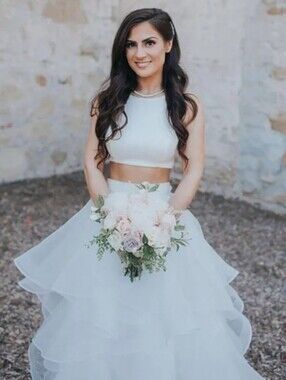 Wtoo Ivory Layered Tulle Wedding Skirt